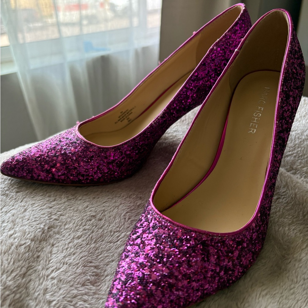 Marc Fisher Pink Glitter Women's Shoes